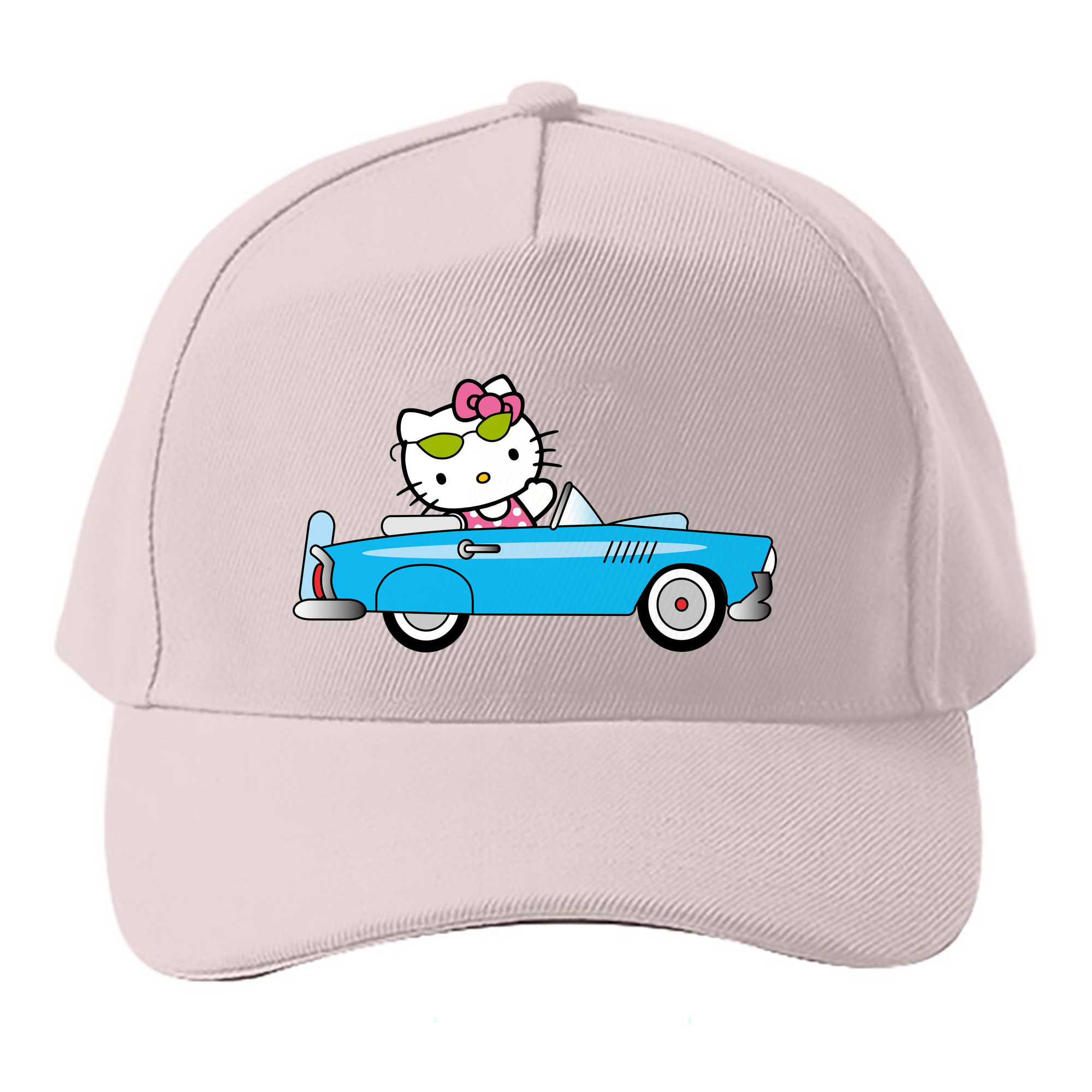 （画像用） Hello Kitty ハローキティ ベースボールキャップ 綿100％ 男女兼用 帽子 スポーツ